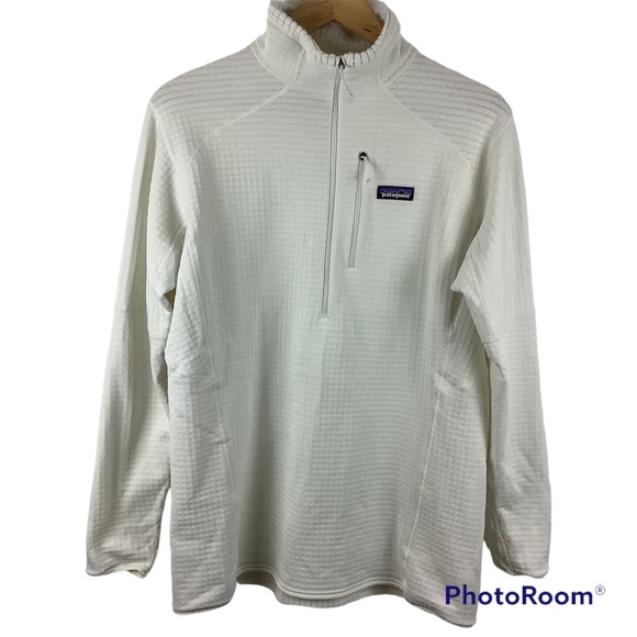 Patagonia Sweaters - Patagonia R1 Pullover Fleece Birch White